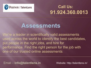 Personality assessment