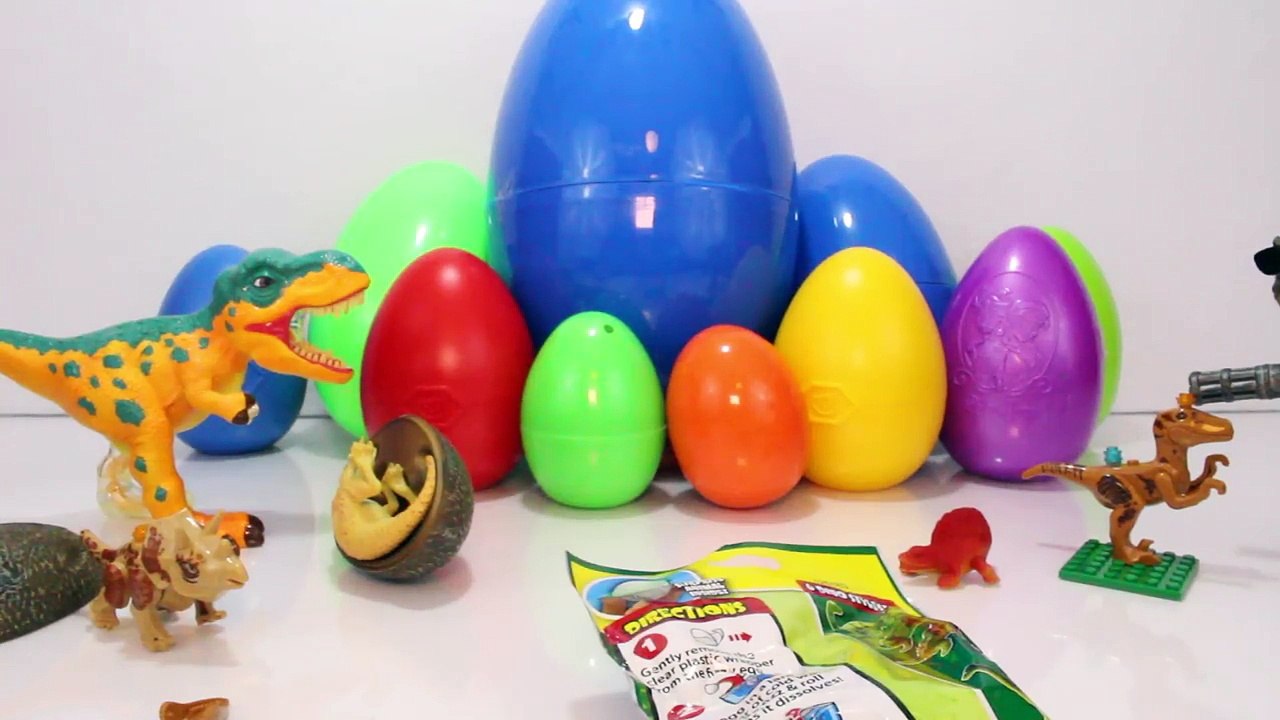 Jurassic World DINOSAUR SURPRISE EGGS: Lego Figures, Dinosaurs, Eggs + More Toys