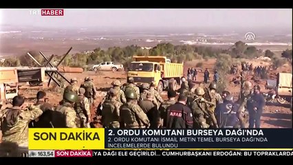 2. Ordu Komutanı İsmail Metin Temel, Burseya Dağı'nda