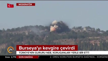 Burseya Dağı'nın alındığı anlar
