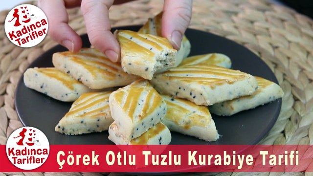 Ağızda Dağılan Çörek Otlu Kurabiye Tarifi | Kurabiye Nasıl Yapılır | Kadınca Tarifler Kolay ve pratik kurabiye tarifleri ve videolu yemek tarifleri için sitemizi ziyaret edin.