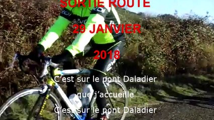 sortie route 28 janvier 2018