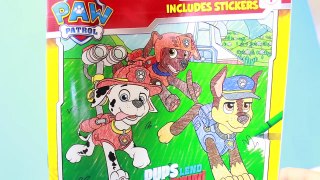 Paw Patrol Coloring Book Art Set Nickelodeon ~ Baby Eli & Wyatt Coloring Paw Patrol Kids Video