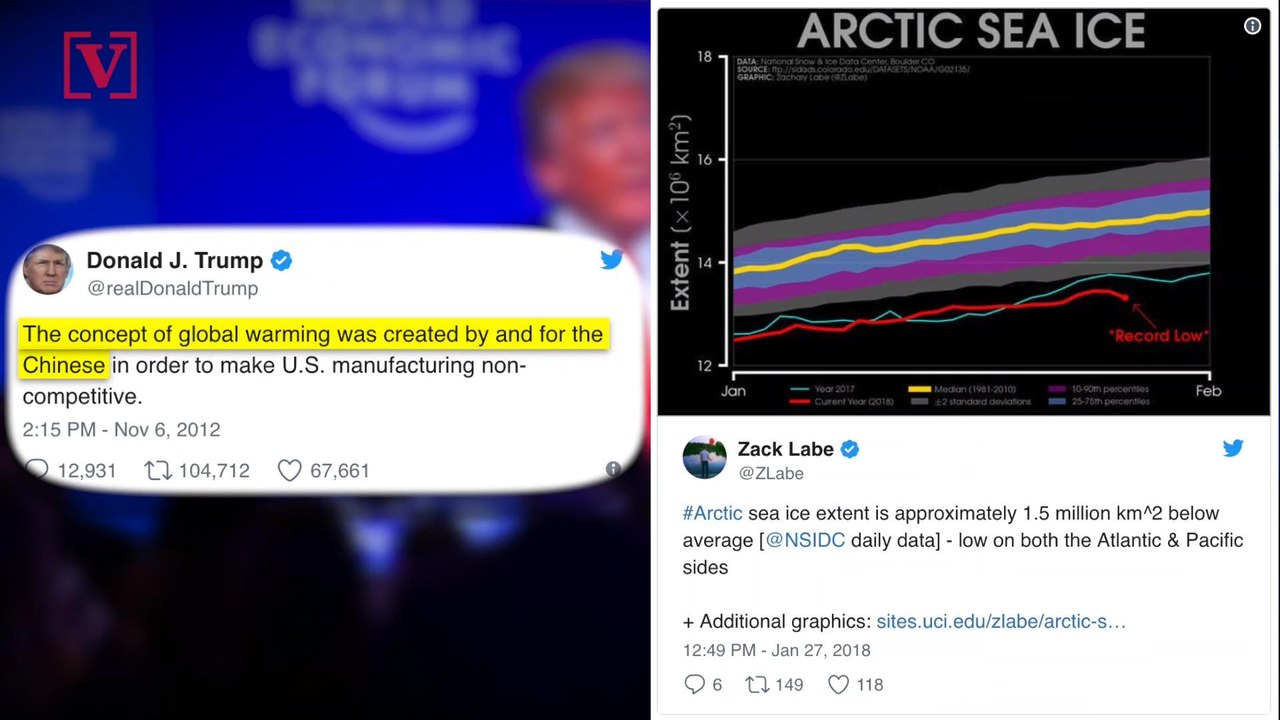 Trump Baffles Scientists, Insisting Ice Caps 'at a Record Level'