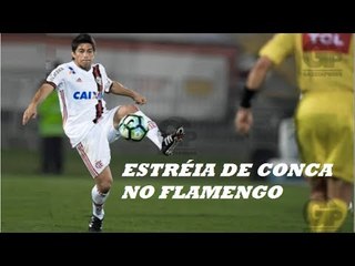 OLHA COMO FOI A ESTRÉIA DE CONCA PELO FLAMENGO NA INAUGURAÇÃO DA ILHA DO URUBU