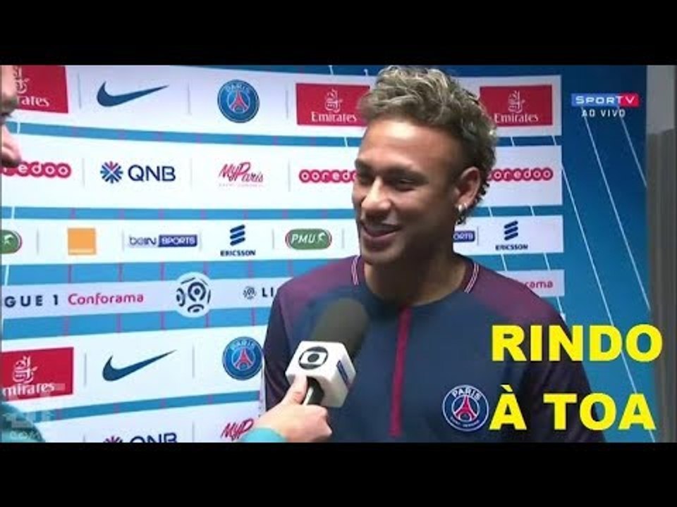 ENTREVISTA EXCLUSIVA DE NEYMAR PARA TINO MARCOS APÓS APRESENTAÇÃO PARA TORCIDA DO PSG