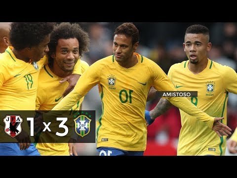 Japão 1 x 3 Brasil - Melhores Momentos - NEYMAR COMANDOU A VITÓRIA ! Amistoso Internacional 2017
