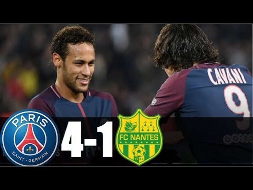 PSG 4 x 1 Nantes - Melhores Momentos - PSG GOLEIA E SEGUE LÍDER DISPARADO DO CAMPEONATO FRANCÊS