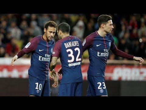 Mônaco 1 x 2 PSG - Melhores Momentos - NEYMAR JOGOU MUITO - Campeonato Francês