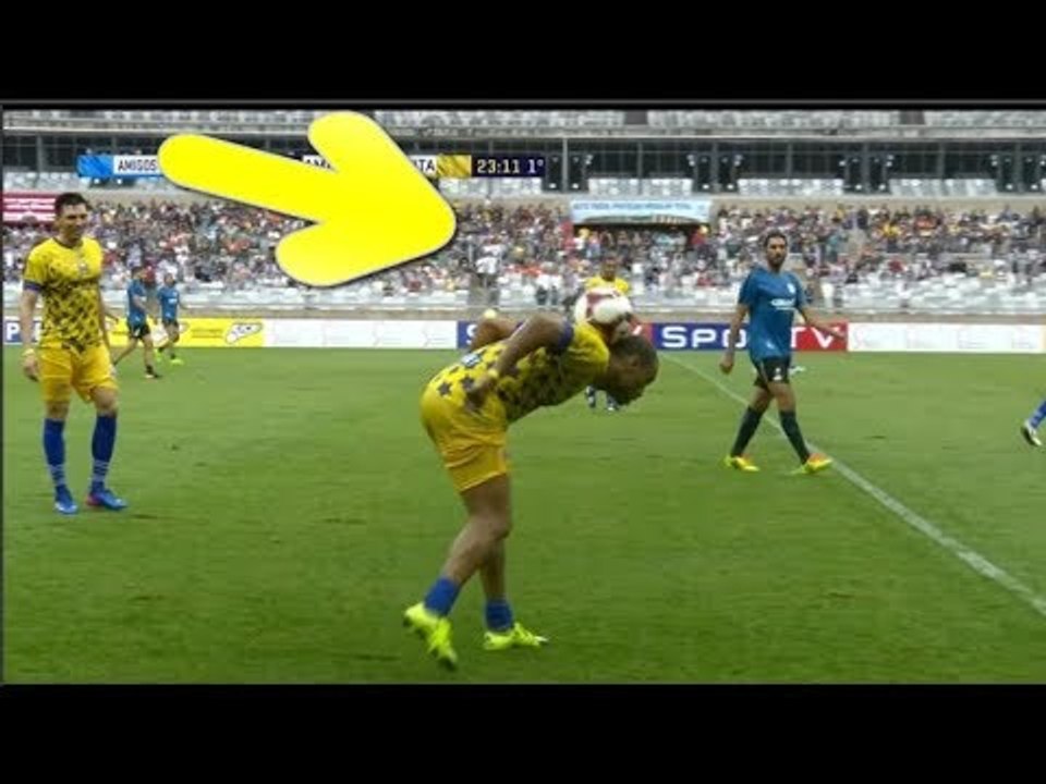 OLHA O QUE DENILSON SHOW FEZ NO AMISTOSO ENTRE OS AMIGOS DO RONALDINHO 4 x 1 AMIGO DO PENTA