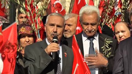 Afrin'deki operasyona şehit ailelerinden zeytin dalı ile destek