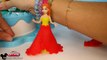 Vestido Elsa e Anna Frozen com Massinha Play Doh Roupa Fazer Nova Barbie em Portugues DisneySurpresa