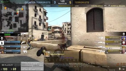 It's old dust2 but this is just too great! What a bad luck