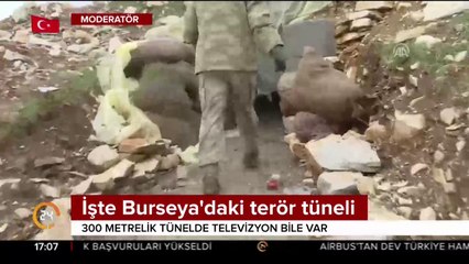 Burseya Dağı'nın terör tünelleri