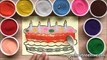 Đồ chơi trẻ em TÔ MÀU TRANH CÁT bánh gato mừng sinh nhật - Colored Sand Painting (Chim Xinh)