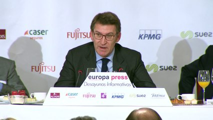 Feijóo aplaude la actuación del Gobierno en Cataluña