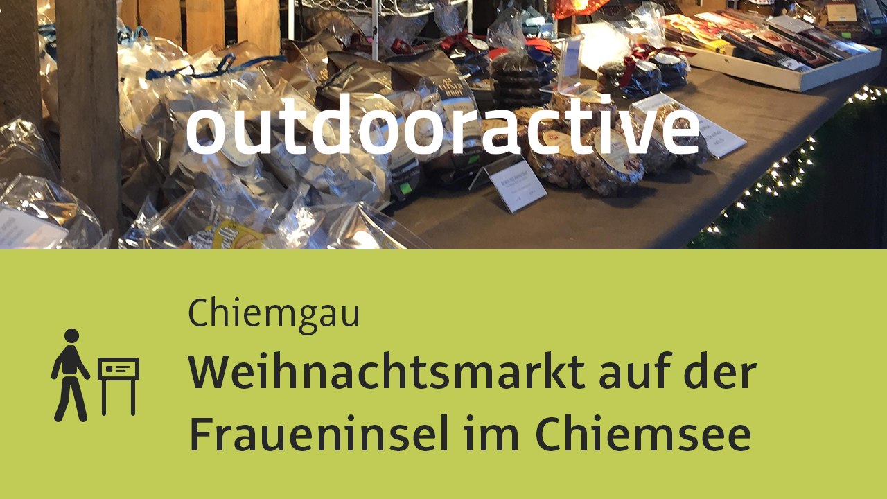 Themenweg im Chiemgau: Weihnachtsmarkt auf der Fraueninsel