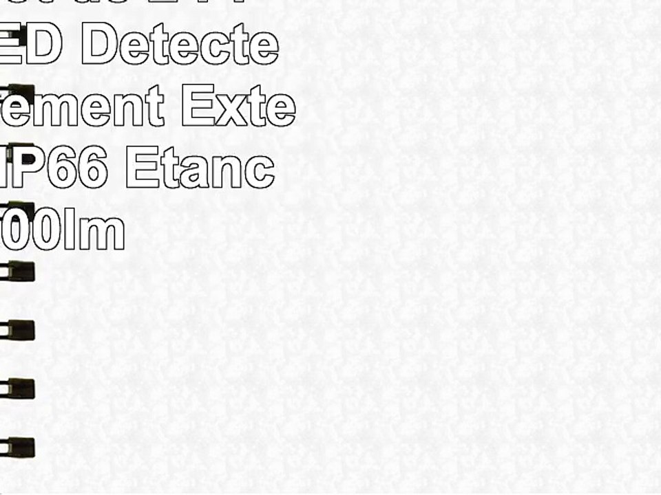 Ustellar Lot de 2 Projecteur LED Détecteur de Mouvement Extérieur 15W IP66 Etanche 1200lm