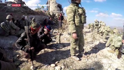 Burseya Dağı'nda çatışma anları