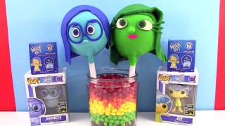 Disney Inside Out Play Doh Lollipops -Sadness Disgust Shopkins, Cus Kitties, Unicorno Frenzies