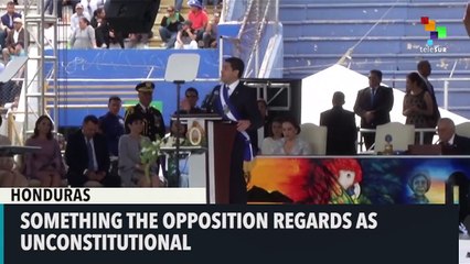 Swearing In Of Juan Orlando Hernandez