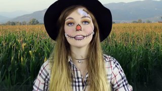 3D Scarecrow || Halloween Makeup Tutorial new!