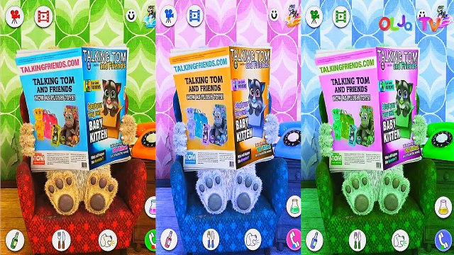 Baby Learn Colors with My Talking Pocoyo Tom Ben Ginger - Colours for Kids Cartoon Compilation