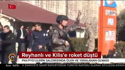 Reyhanlı ve Kilis'e roket düştü