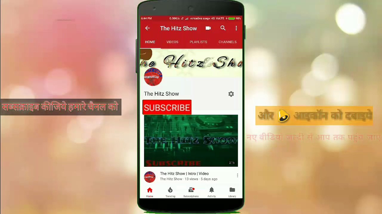 Intro Video || The Hitz Show ||