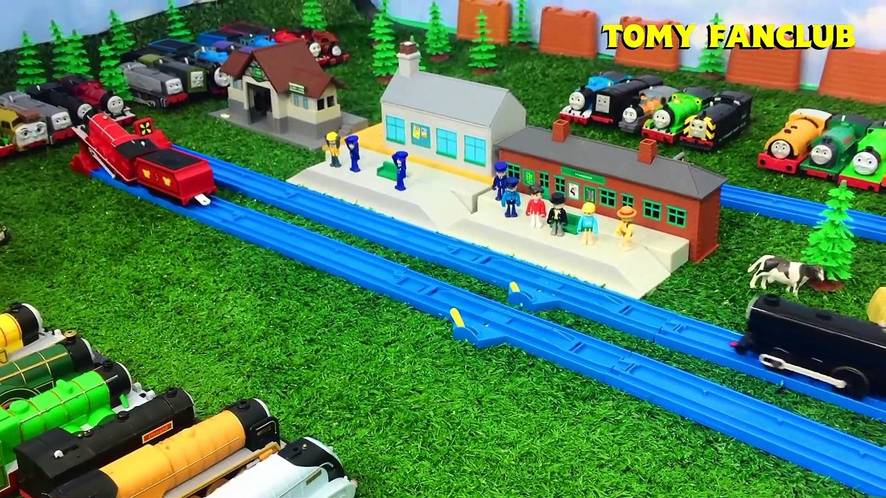 THOMAS AND FRIENDS THE GREAT RACE #14 TRACKMASTER NEW ENGINE JAME BEE | TOMY FANCLUB