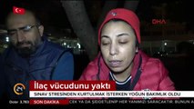 İlaç vücudunu yaktı