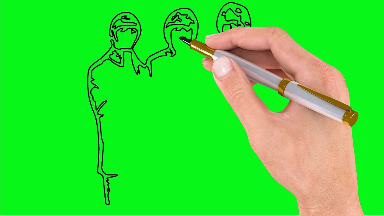 GREEN SCREEN - PANTALLA VERDE - DIBUJANDO BEATLES - 4