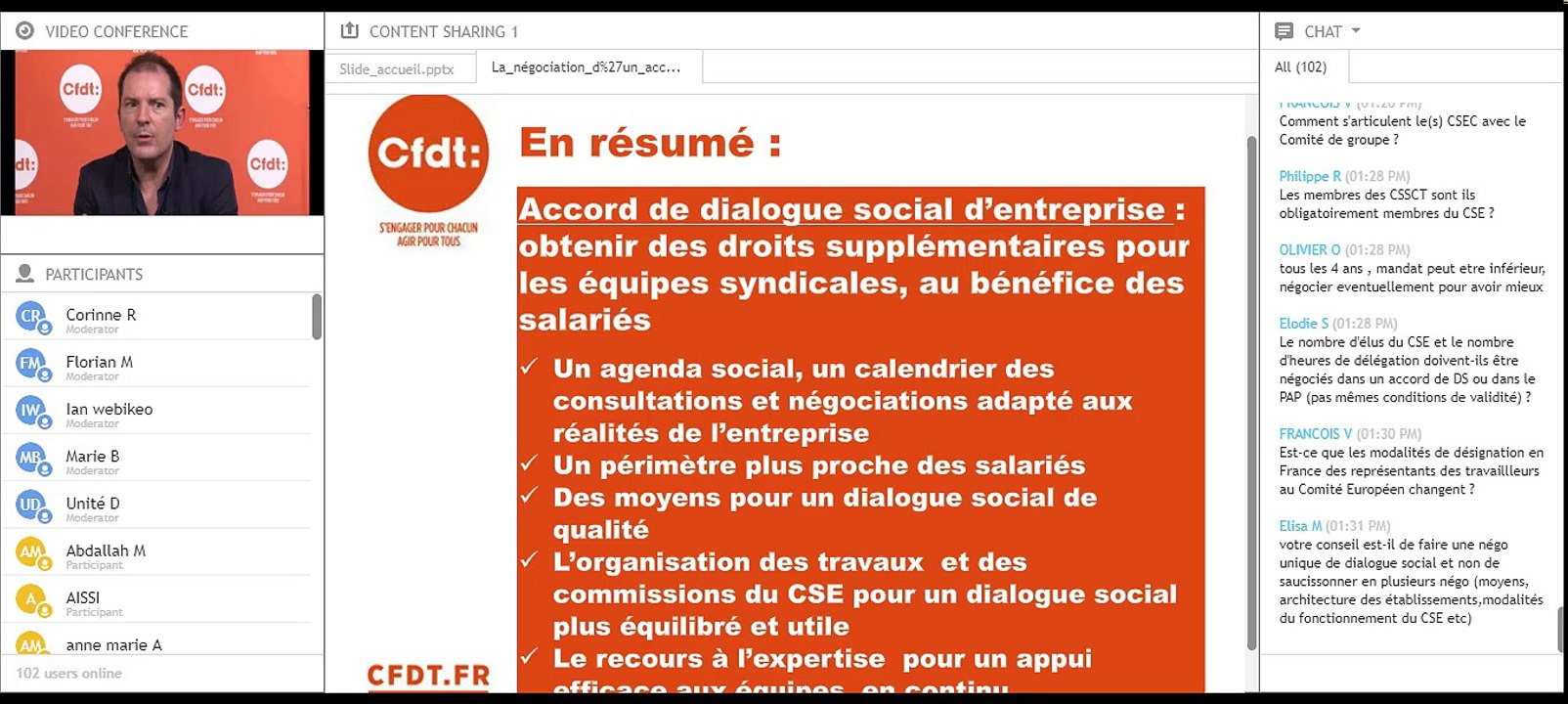 Web conférence #3: Négociation d'un accord de dialogue social
