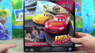 CARS 3 RISKY RACEWAY GAME! Lightning McQueen, Cruz Ramirez, Jackson Storm! Disney Pixar Fun Games