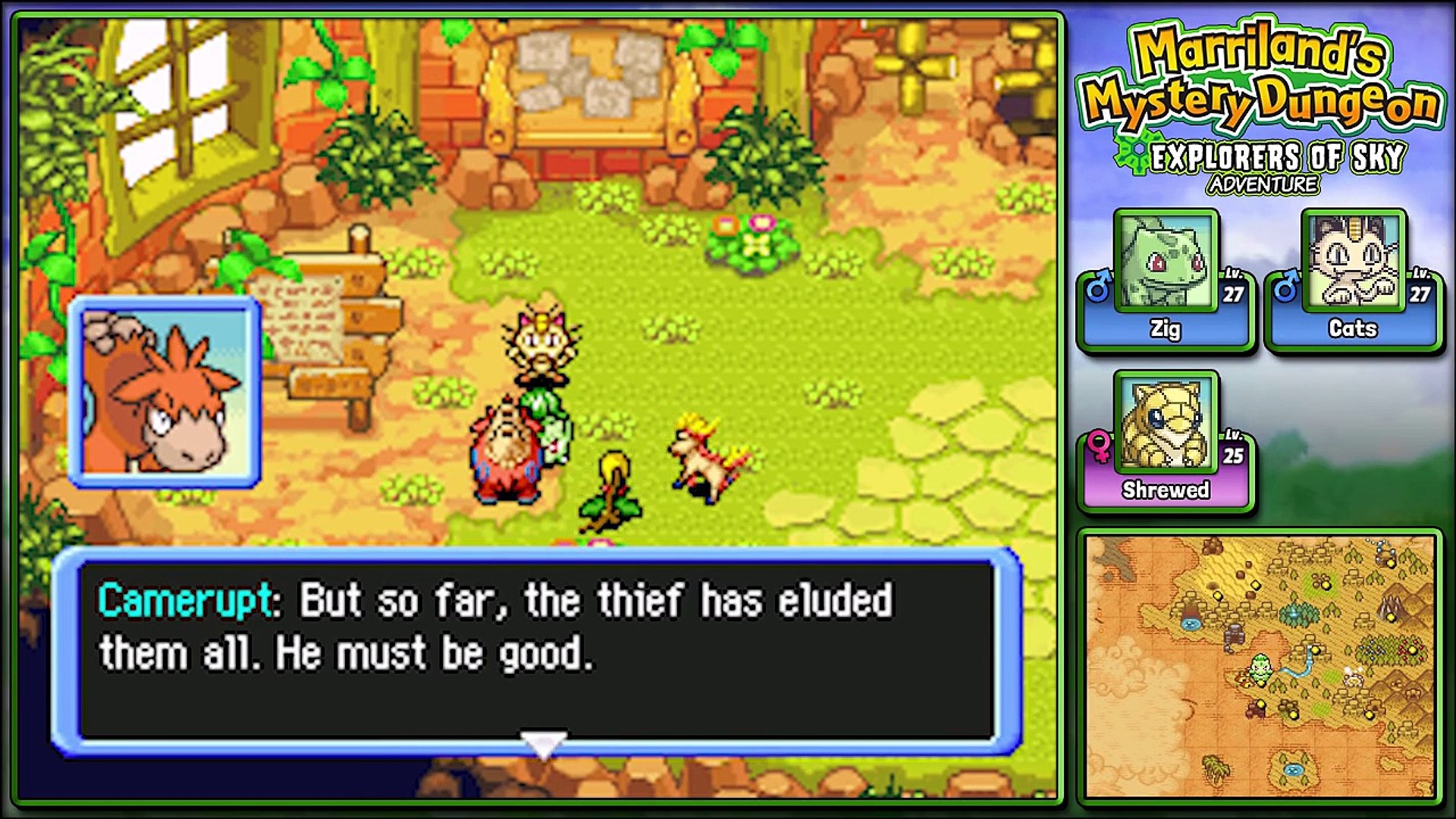Pokémon Mystery Dungeon Explorers Of Sky Part 18 Trouble Crossing
