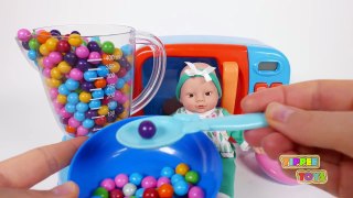 Learn Colors with Garage Parking Playset for Children and Kinder Surprise Eggs