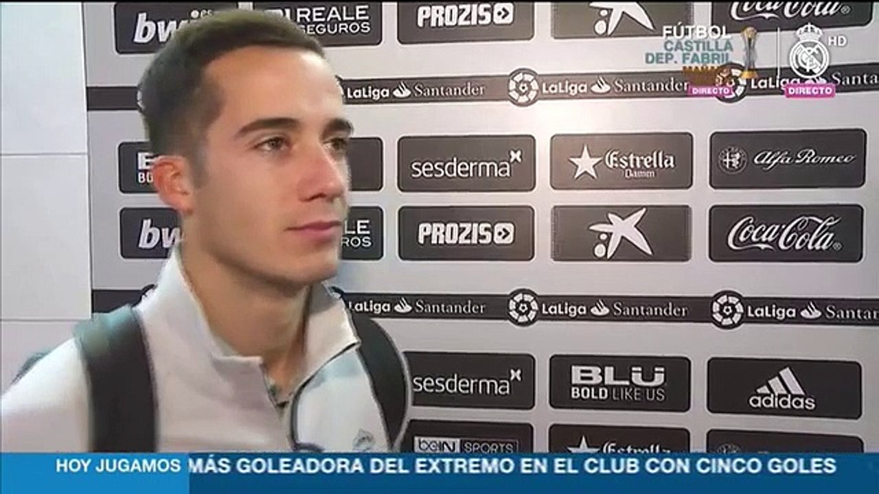 Lucas desvela la valoración del vestuario del triunfo en Mestalla