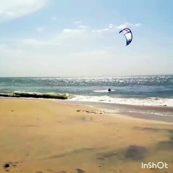 Session kitesurf à Toubab le 28 janvier 2018