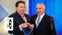 SILVIO SANTOS RECEBE MICHEL TEMER NO SBT