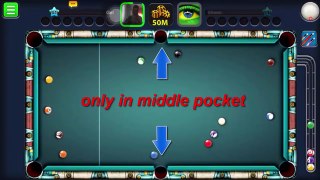 8 Ball Pool - ONLY IN MIDDLE POCKETS All balls // Berlin Platz 50M