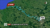 Inondations : la crue de la Seine s'aggrave en aval de Paris
