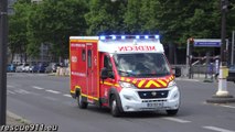 [Paris] Ambulance de réanimation BSPP (compilation)
