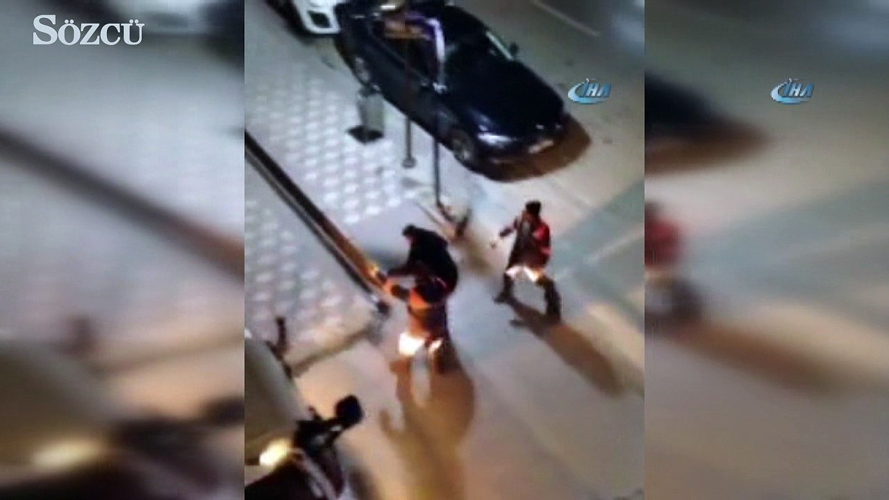 Alkollü şahıs çöp kamyonuna geçit vermedi