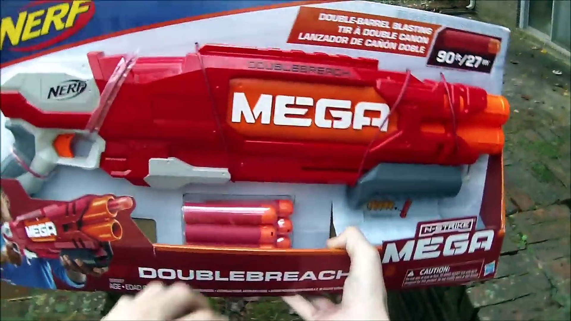 nerf mega double breach blaster