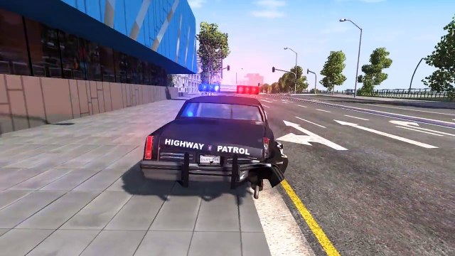 BeamNG drive - Interceptor Police chase Car Crashes