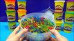 Disney Pixar Inside Out Toys Play Doh Orbeez Giant Surprise Egg Sadness Joy Fear Disgust Anger Toy