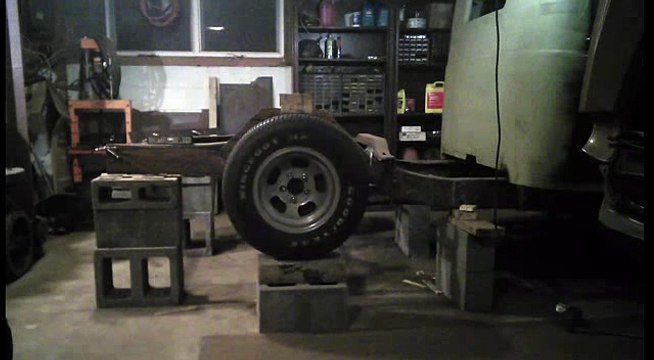 Video 16, Hot Rod 1946 Dodge pickup, ladder bar suspension and frame