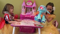 Princess Present Party: Disney Princess Snow White and Belle, Disney Princess Toy, Trolls, Dragon