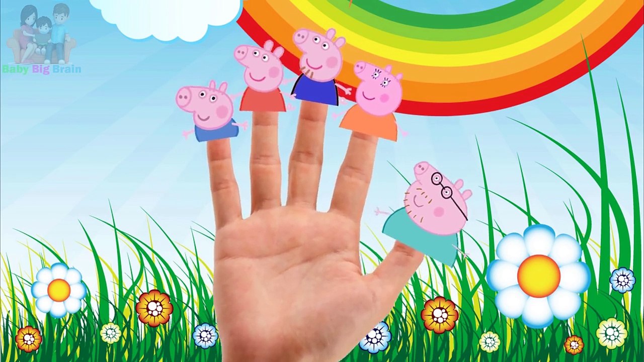PEPPA PIG FAMILY NURSERY RHYMES FINGER FAMILY SONG TELETUBBIES LEARNING ...