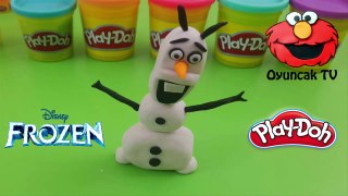 Frozen Olaf Karakteri Play Doh Oyun Hamuru ile Yapımı